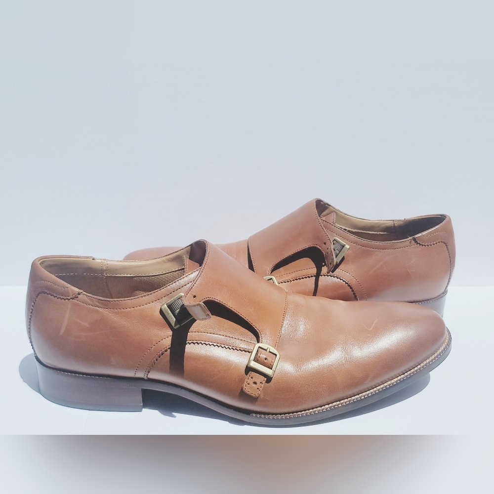 Cole Haan mens shoes derbys benton tan leather sneaker size 14 US men's
